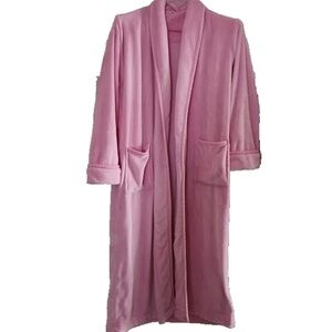 NY Threads Pink   Robe Plush Soft Long Bathrobe Sz XL